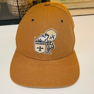 New Orleans Saints '47 Carhartt Mens Brown Clean Up Adjustable Hat